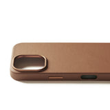 Mujjo Full Leather Case for iPhone 16 - MagSafe Compatible